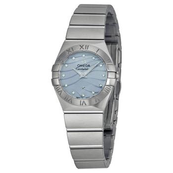 欧米茄星座, Omega | Constellation Blue Mother of Pearl Dial Ladies Watch 123.10.24.60.57.001商品图片 7.3折