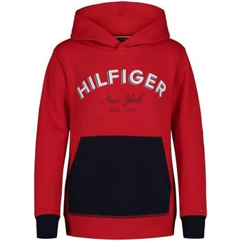 Tommy Hilfiger | Little Boys Triple Hilfiger Pullover Hoodie,商家Macy's,价格¥83