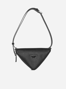 Prada | Saffiano leather triangle bag商品图片,