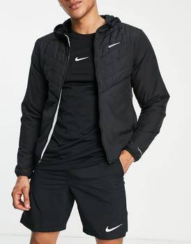 推荐Nike Running Repel synthetic filled jacket in black商品