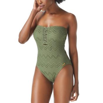 Vince Camuto | Crochet Bandeau One-Piece Swimsuit商品图片,6折