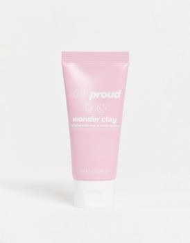 商品Skin Proud | Skin Proud Wonder Clay Clarifying Pink Clay Cream Cleanser 75ml,商家ASOS,价格¥77图片