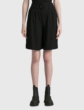 ganni floral pleated shirtdress, Ganni | Pleated Bermuda Shorts商品图片 6折