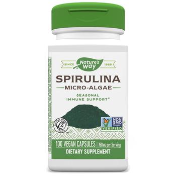 Nature's Way | Spirulina Micro-Algae 380mg, Capsules商品图片,满$80享8折, 满折