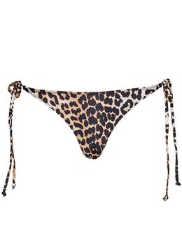 Ganni | Ganni Leopard Print Bikini Bottoms商品图片,4.8折