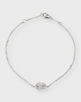 Anita Ko | 18k White Gold Small Palm Leaf Bracelet,商家Neiman Marcus,价格¥11193