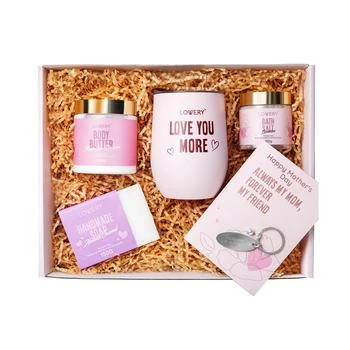 Lovery | New Mom Gifts, Spa Gift Set for Mom To Be, Bath and Body Gift Set, 7 Piece,商家Macy's,价格¥318