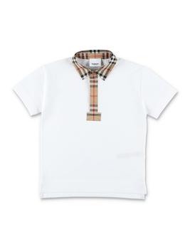 burberry短袖, Burberry | Burberry Kids Logo Patch Short Sleeved Polo Shirt商品图片 7.6折起