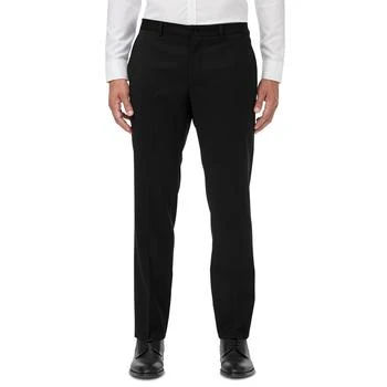 推荐Armani Exchange Men's Slim-Fit Black Solid Suit Separate Pants商品
