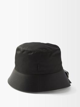 美国prada帽子, Prada | Triangle-logo zip-pouch nylon bucket hat商品图片 