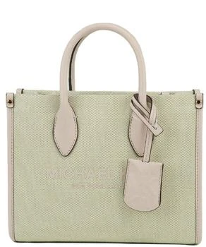 推荐Michael Kors Mirella Small Powder Blush Canvas Shopper Crossbody Handbag Purse商品