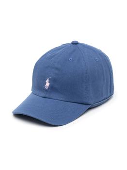 商品Ralph Lauren | Ralph Lauren Blue Baseball Hat With Pink Pony,商家Italist,价格¥571图片