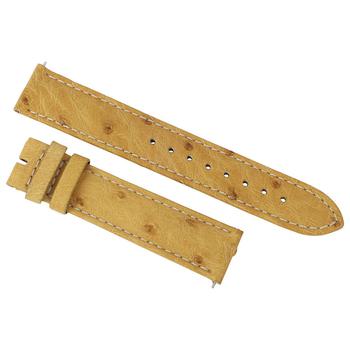 商品Hadley Roma | Hadley Roma 19 MM Tan Ostrich Leather Strap,商家Jomashop,价格¥287图片
