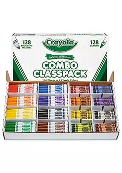 推荐Crayons and Markers Combo Classpack, Eight Colors, 256/Set per ST商品