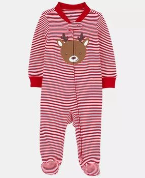 Carter's | Baby Boys or Baby Girls Reindeer Zip-Up Sleep and Play Pajamas,商家Macy's,价格¥54