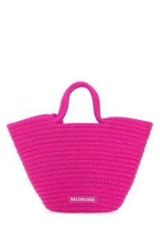 推荐Balenciaga Ibiza Logo Patch Basket Bag商品