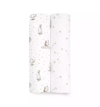 aden + anais | Baby Girls Nature Swaddle Blankets, Pack of 2,商家Macy's,价格¥199