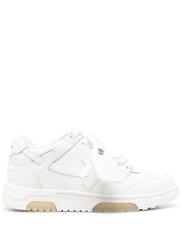 Off-White | OFF-WHITE Out Of Office leather sneakers商品图片,7.4折