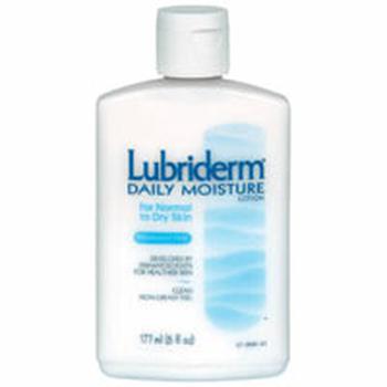 product Lubriderm Daily Moisture Lotion For Normal To Dry Skin, Fragrance Free - 6 Oz image