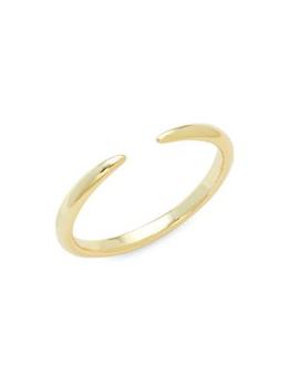 商品Shashi | Talia 14K Goldplated Ring,商家Saks OFF 5TH,价格¥204图片