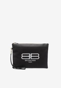 推荐BB Logo Print Canvas Pouch商品