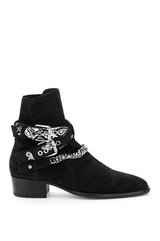 推荐Amiri bandana buckle boots商品