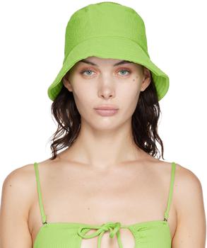 推荐SSENSE Exclusive Green Mona Bucket Hat商品