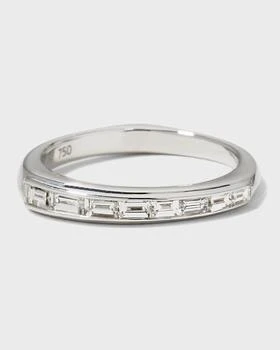Stephen Webster | Baguette Stack Ring with Diamonds and White Gold,商家Neiman Marcus,价格¥36334