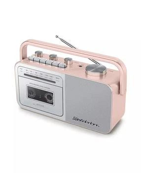 Studebaker | SB2130RG Portable Cassette Player/Recorder with AM/FM Radio,商家Macy's,价格¥377