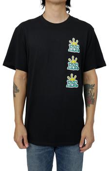 HUF | Huf Stack Crown T-Shirt - Black商品图片,4.4折