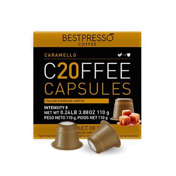 商品Coffee Caramello Flavor 120 Capsules per Pack for Nespresso Original Machine图片
