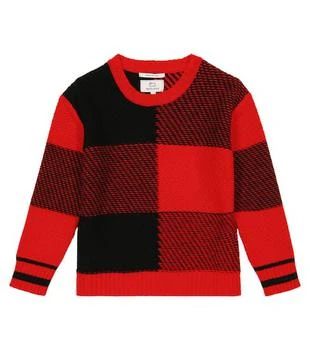 Woolrich | Checked wool-blend sweater,商家MyTheresa HK,价格¥491
