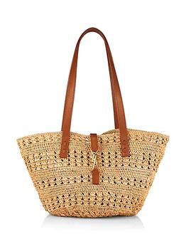ysl小粉条多少钱, Yves Saint Laurent | Small Panier Raffia Tote商品图片 