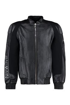 Balmain | Balmain Zipped Leather Bomber Jacket商品图片,6.7折