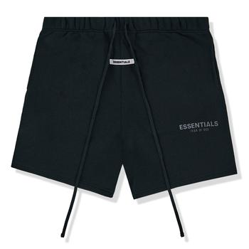 essentials裤子, Essentials | Fear Of God Essentials Black Reflective Shorts商品图片 8.4折