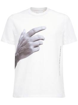 推荐The Other Hand Print Slim Jersey T-shirt商品