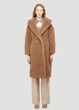 春装max mara大衣, Max Mara | Teddy Coat in Brown商品图片 