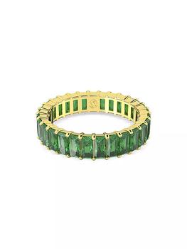 商品Swarovski | Matrix Goldtone-Plated Ring,商家Saks Fifth Avenue,价格¥1095图片