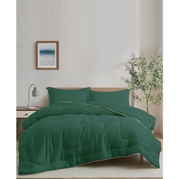 商品UNIKOME | All Season Satin Silky Down Alternative 3 Piece Comforter Set,商家Macy's,价格¥1352图片