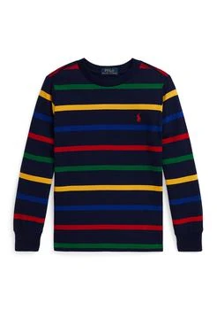 Ralph Lauren | Boys 2-7 Striped Cotton Long Sleeve T-Shirt,商家Belk,价格¥235