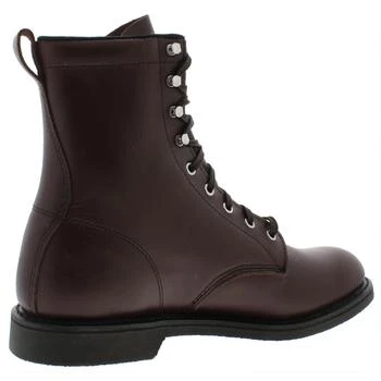 推荐8" Farm Mens Leather Lace-Up Work Boots商品