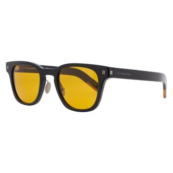 商品Zegna | Ermenegildo Zegna Square Sunglasses EZ0125 01E Shiny Black 49mm 0125,商家Premium Outlets,价格¥1006图片