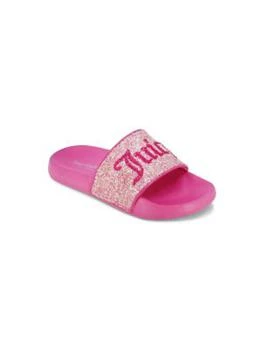 Juicy Couture | Girl's Melrose Ave Glitter Slides,商家Saks OFF 5TH,价格¥189