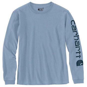 Carhartt | Carhartt Women's Loose Fit Heavyweight LS Logo Sleeve Graphic T-Shirt商品图片,1件8折, 满$150享9折, 满折