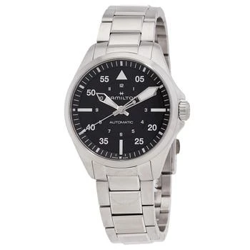 Hamilton | Khaki Aviation Pilot Automatic Black Dial Watch H76305130,商家Jomashop,价格¥5514