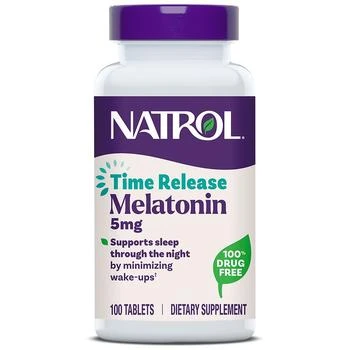 Natrol | 褪黑素+维生素B6 5mg 100粒,商家Walgreens,价格¥96