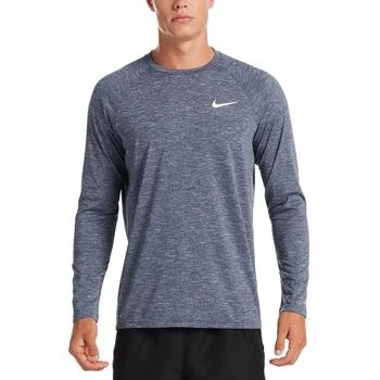 NIKE | Men's Heather Hydroguard Long Sleeve Swim T-Shirt,商家Macy's,价格¥404