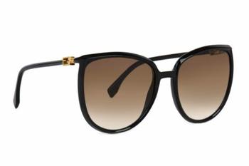 推荐Fendi Brown Butterfly Ladies Sunglasses FF 0432/G/S 0807/HA 59商品