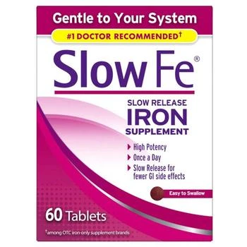 Slow Fe | Slow Fe 缓释铁营养片,商家Walgreens,价格¥157
