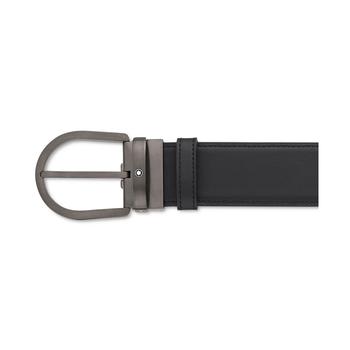 万宝龙皮带怎么选, MontBlanc | Horseshoe Reversible Leather Belt商品图片 